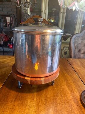 Revere Ware 8 Quart Stainless Steel Stock Pot with Lid